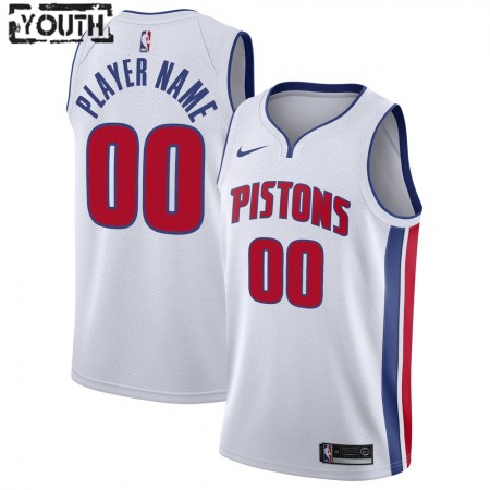 Kinder NBA Detroit Pistons Trikot Benutzerdefinierte Nike 2020-2021 Association Edition Swingman